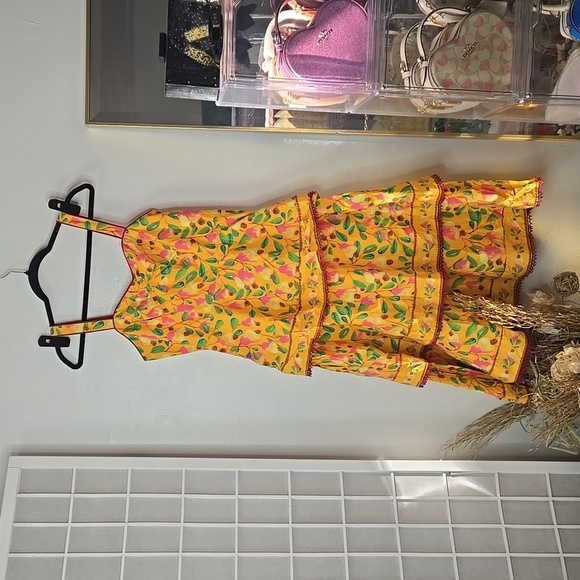 NWT Farm Rio Cashew Tiered Midi dress - Picture 9 of 13